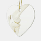 Kiegewrichtmodel van het menselijk been keramisch ornament (Links)