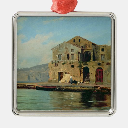 Kiehuis op Sorrento Metalen Ornament (Voorkant)