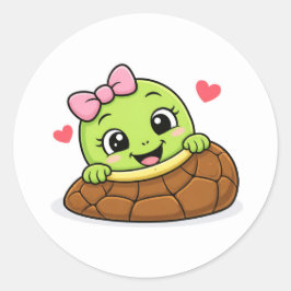 Kiekeboe Baby Ronde Sticker