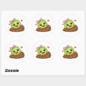 Kiekeboe Baby Ronde Sticker (Vel)