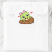 Kiekeboe Baby Ronde Sticker (Tas)