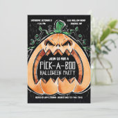 Kiekeboe Halloweenfeest Kaart (Staand voorkant)
