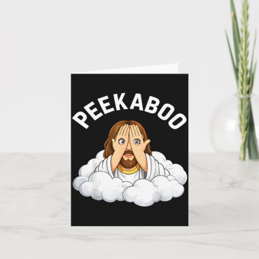 Kiekeboe jesus kaart (Voorkant)