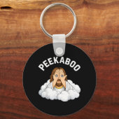Kiekeboe Jezus Sleutelhanger (Voorkant)