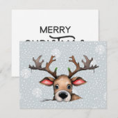 Kiekeboe Kersthert Feestdagenkaart (Voorkant / Achterkant)