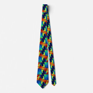 Kiekeboe Psychedelische Vintage Retro Stijl Stropd Stropdas