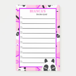 Kiekeboe Roze Panda Beer Post-it® Notes