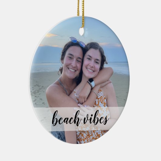 Kiekenblokjes aangepaste fotoversiering - kerstcad keramisch ornament (Rechts)