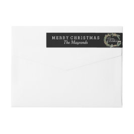 Kiekenbonetiket met warme kerstmis