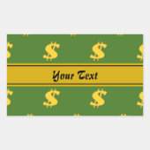 Kiekenscharen voor poppenpatronen rechthoekige sticker (Voorkant)