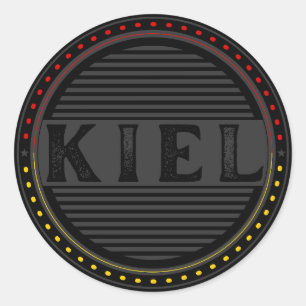Kiel City Pride Emblem – Duitse identiteit Ronde Sticker