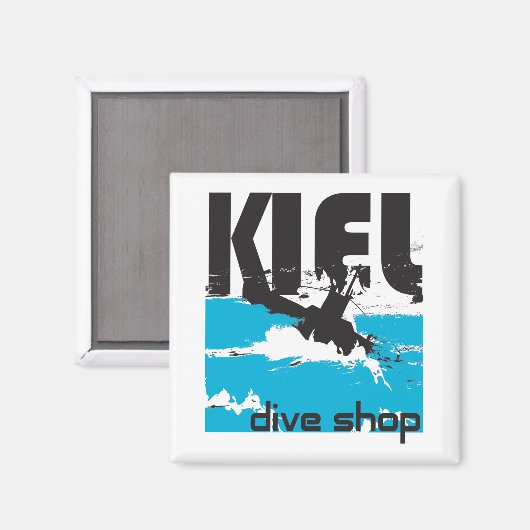 Kiel Dive Shop Magnet (Voorkant / Achterkant)