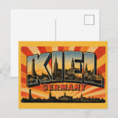 Kiel Duitsland Baltische havenstad Briefkaart (Voorkant / Achterkant)