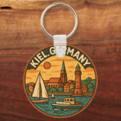 Kiel Duitsland Kustkunst Sleutelhanger (Achterkant)