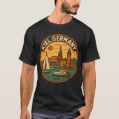 Kiel Duitsland Kustkunst T-shirt (Voorkant)