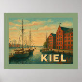Kiel Duitsland Stad Kunst Poster (Voorkant)