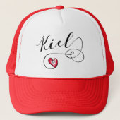 Kiel Heart, Duitsland, Sleeswijk-Holstein Trucker Pet (Voorkant)