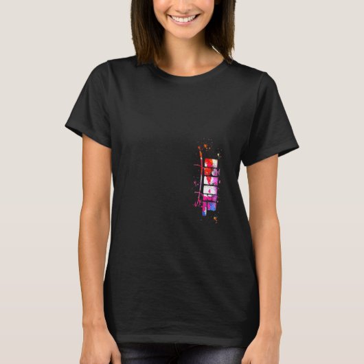 Kiel Lettering Waterverf Kiel T-shirt (Voorkant)