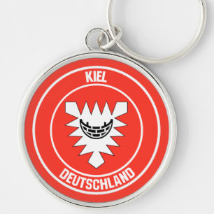 Kiel Round Emblem Sleutelhanger