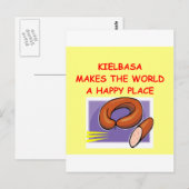kielbasa briefkaart (Voorkant / Achterkant)