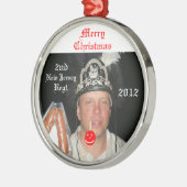 Kielbasa Kerstmis Metalen Ornament (Links)