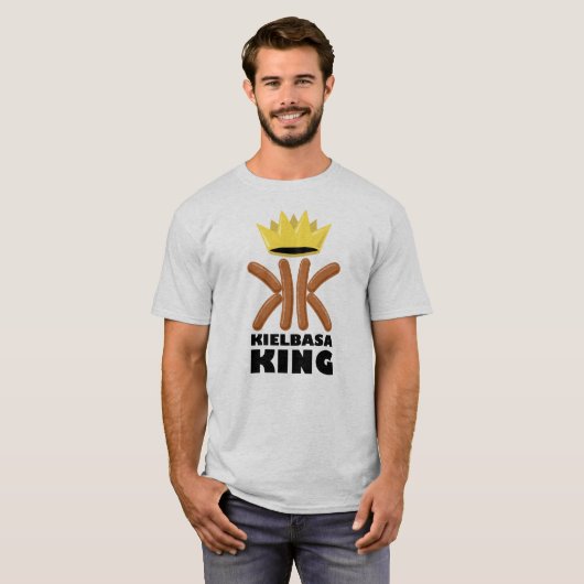 Kielbasa King T-shirt (Voorkant volledig)