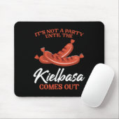 Kielbasa Polen Vleesworst Voedsel Liefhebber Pools Muismat (Met muis)