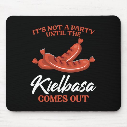 Kielbasa Polen Vleesworst Voedsel Liefhebber Pools Muismat (Voorkant)