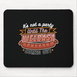 Kielbasa Polen Vleesworst Voedsel Liefhebber Pools Muismat