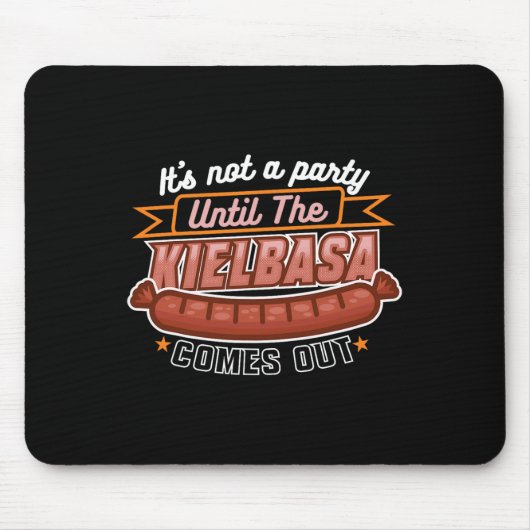 Kielbasa Polen Vleesworst Voedsel Liefhebber Pools Muismat (Voorkant)