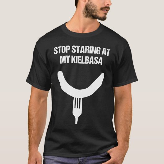 Kielbasa Worst Punt T-shirt (Voorkant)