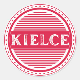 Kielce City Pride Embleem – Poolse identiteit Ronde Sticker