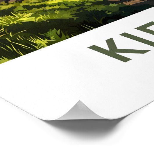 Kielder England Reisprint Poster (Hoek)