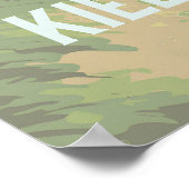 Kielder Forest Mountainbike Reclameposter Poster (Hoek)