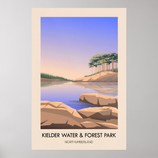 Kielder Water and Forest Park Northumberland Poster (Voorkant)
