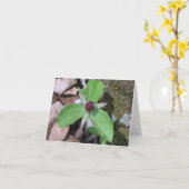 Kielzog Gepersonaliseerde Robin - Kaart (Gele Bloem)