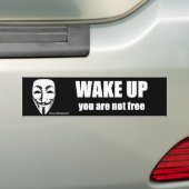 kielzog omhoog bumpersticker (Op auto)