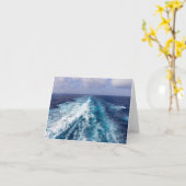 kielzog van een cruiseschip kaart (Gele Bloem)