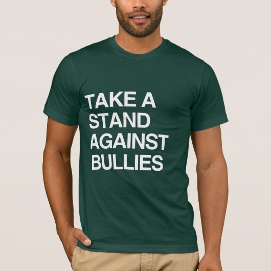 KIEM STAAN TEGEN PESTERS T-SHIRT (Voorkant)