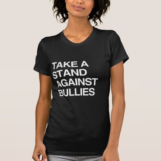 KIEM STAAN TEGEN PESTERS T-SHIRT (Voorkant)