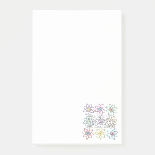 KIEM VOOR ATOMEN POST-IT® NOTES (Voorkant)