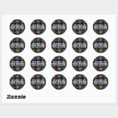 KIEM VOOR ATOMEN RONDE STICKER (Vel)