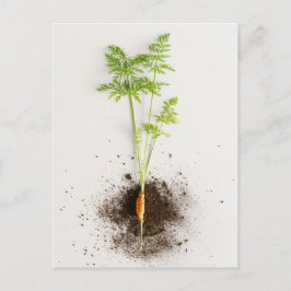 Kiem Wortel Minimalistische Botanische foto Briefkaart