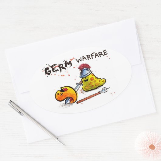 Kiemoorlog Sticker (Envelop)