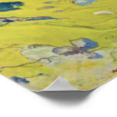 Kiental met Blüemlisalp, Zwitsers Vintage Travel Poster (Hoek)