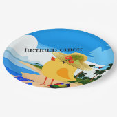 Kiep, kleurrijk design papieren bordje (Gekanteld)