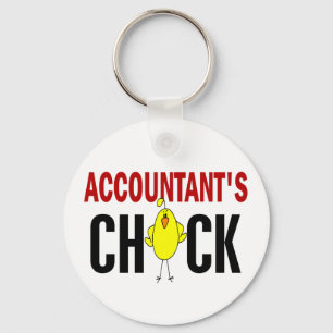 Kiep van accountant sleutelhanger