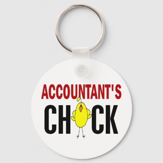 Kiep van accountant sleutelhanger (Voorkant)