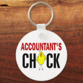 Kiep van accountant sleutelhanger (Voorkant)