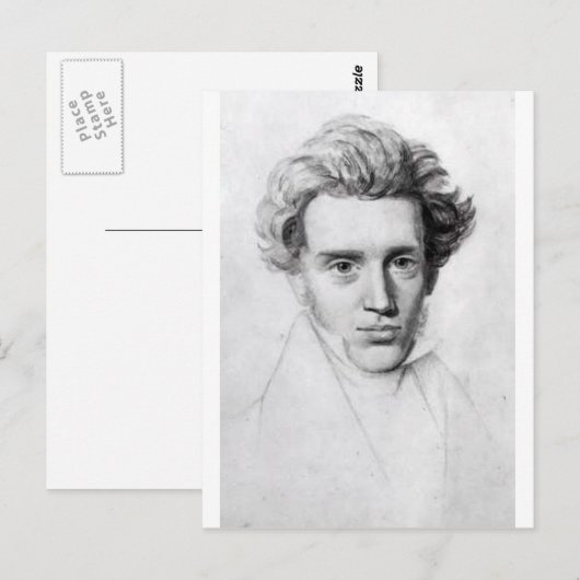 kierkegaard briefkaart (Voorkant / Achterkant)
